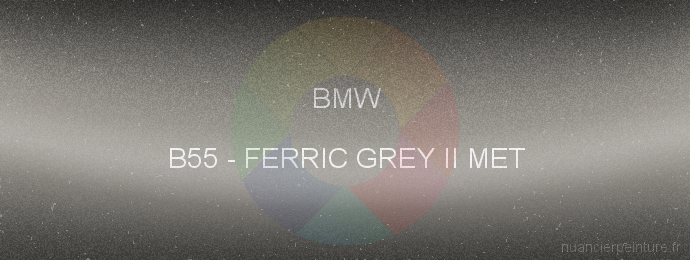 Peinture Bmw B55 Ferric Grey Ii Met