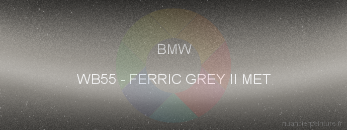 Peinture Bmw WB55 Ferric Grey Ii Met