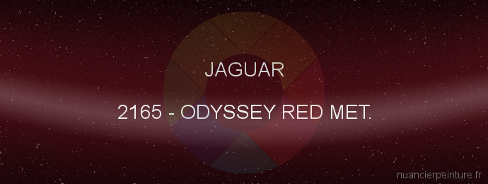 Peinture Jaguar 2165 Odyssey Red Met.