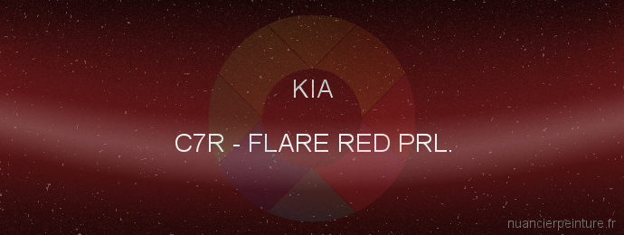 Peinture Kia C7R Flare Red Prl.