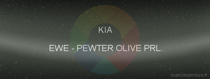 Peinture Kia EWE Pewter Olive Prl.