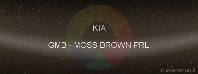 Peinture Kia GMB Moss Brown Prl.