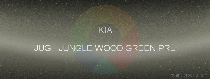 Peinture Kia JUG Jungle Wood Green Prl.