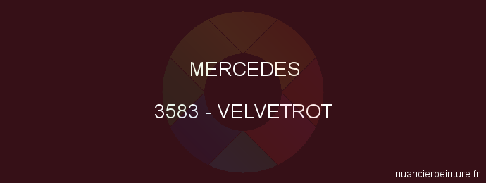 Peinture Mercedes 3583 Velvetrot