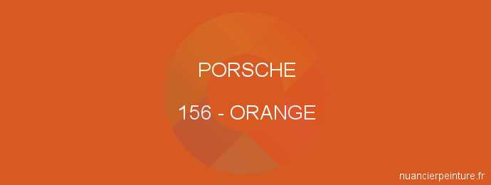 Peinture Porsche 156 Orange