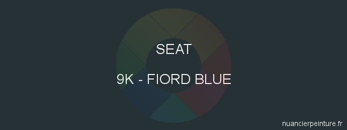 Peinture Seat 9K Fiord Blue