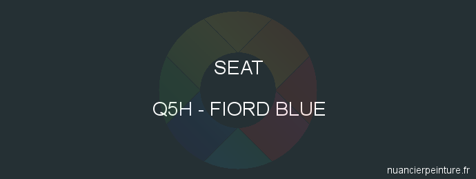 Peinture Seat Q5H Fiord Blue