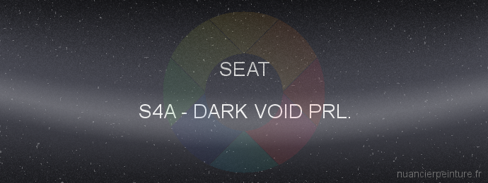 Peinture Seat S4A Dark Void Prl.