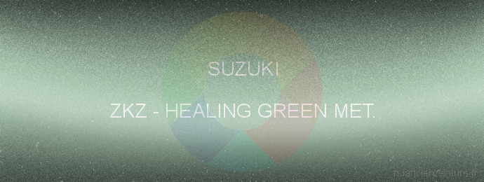 Peinture Suzuki ZKZ Healing Green Met.