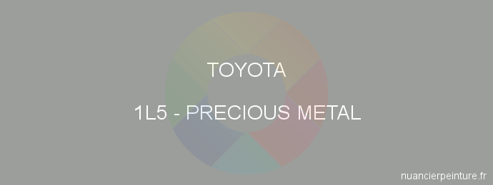 Peinture Toyota 1L5 Precious Metal