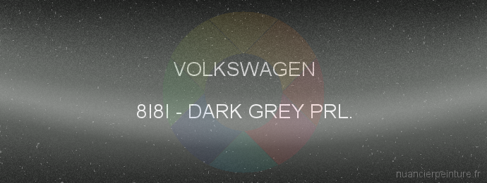 Peinture Volkswagen 8I8I Dark Grey Prl.