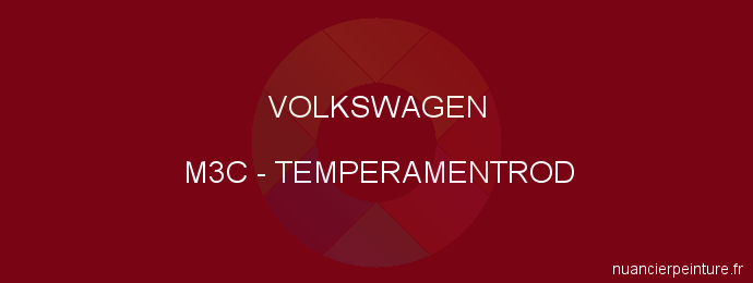 Peinture Volkswagen M3C Temperamentrod