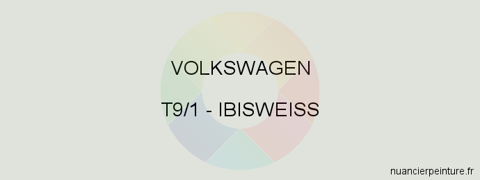 Peinture Volkswagen T9/1 Ibisweiss