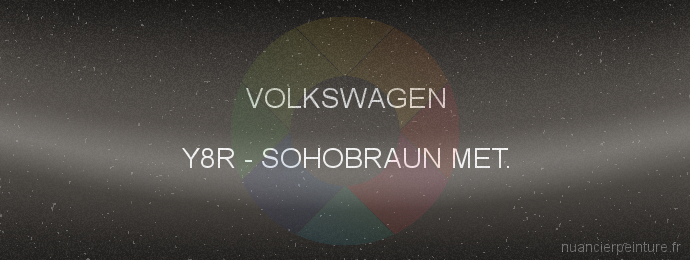 Peinture Volkswagen Y8R Sohobraun Met.