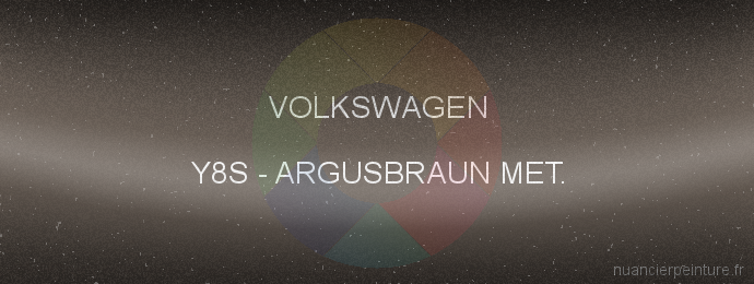 Peinture Volkswagen Y8S Argusbraun Met.