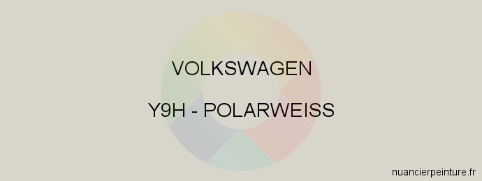 Peinture Volkswagen Y9H Polarweiss